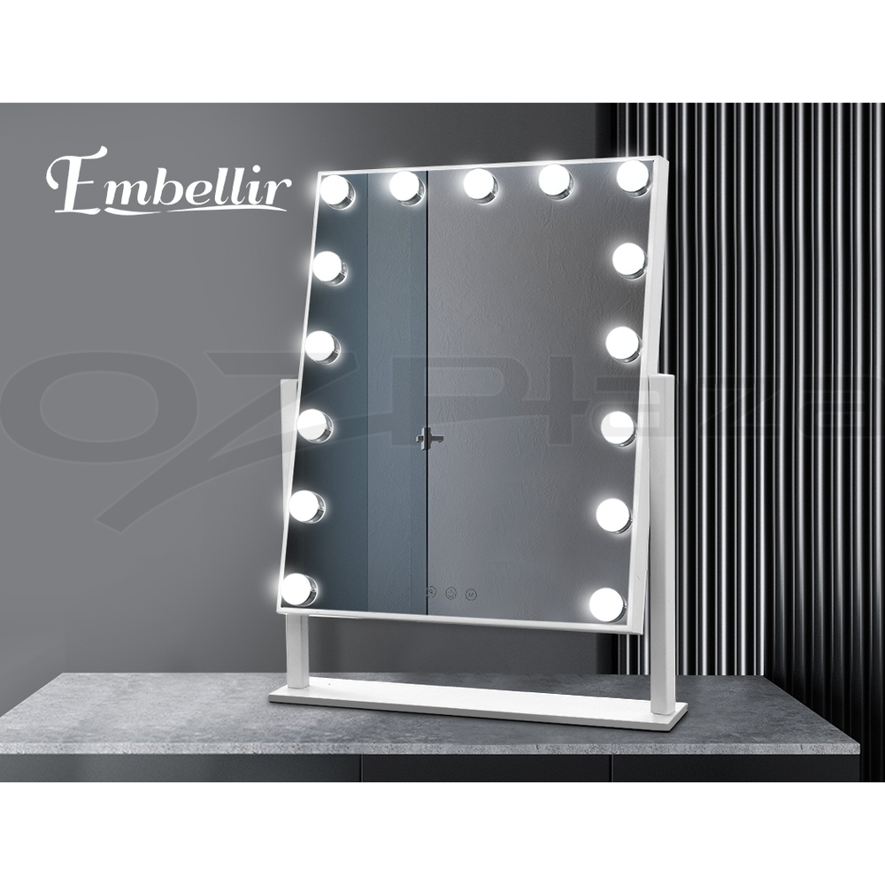 Embellir LED Makeup Mirror With Light Hollywood Standing ...