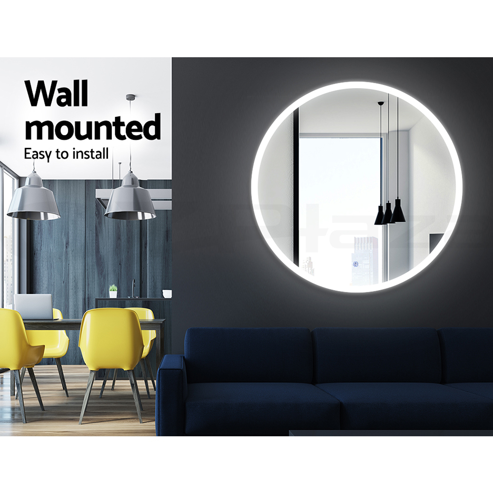 Embellir LED Wall Mirror Anti-fog Bathroom Mirrors Makeup Light Decor - Picture 18 of 66