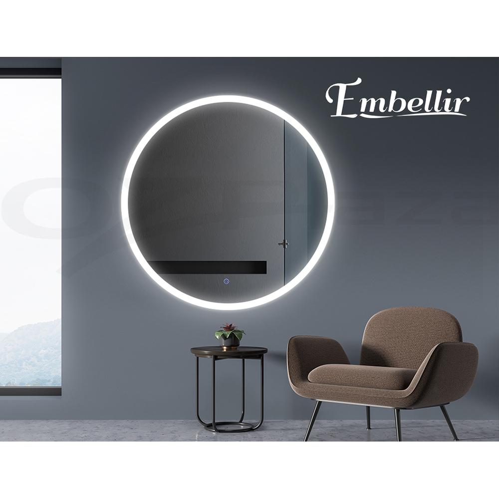 Embellir LED Wall Mirror Anti-fog Bathroom Mirrors Makeup Light Decor - Picture 22 of 66