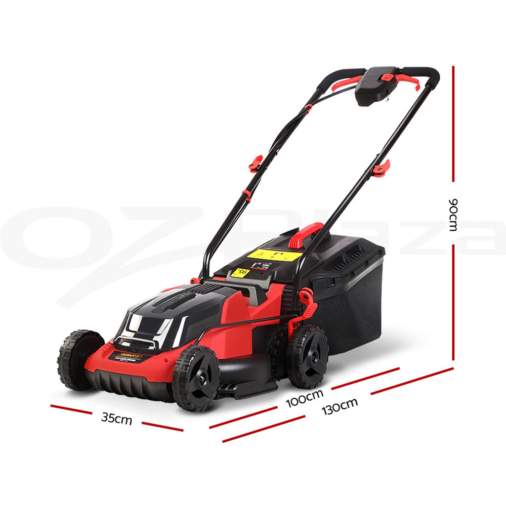 Giantz Cordless Lawn Mower Electric Lithium Battery Powered Push