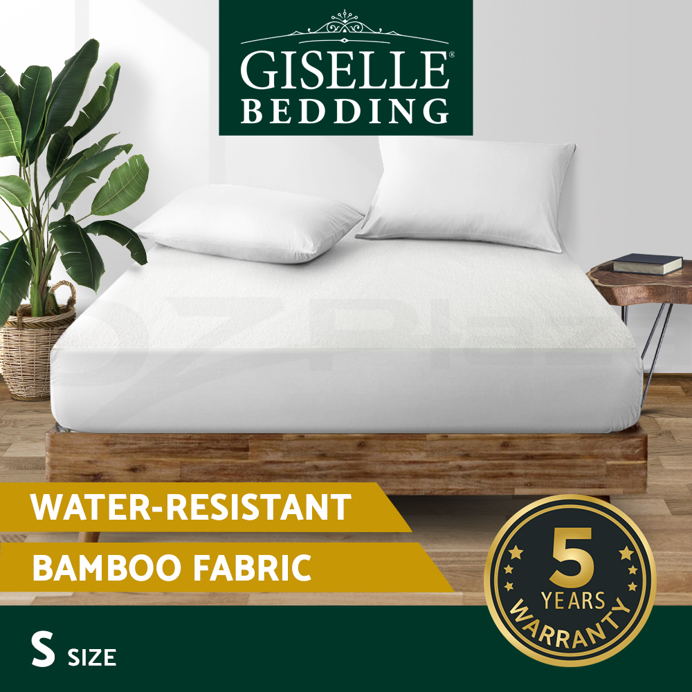 thumbnail 97 - Giselle Water-resistant Mattress Protector Bamboo Fibre Cotton Cover All Size