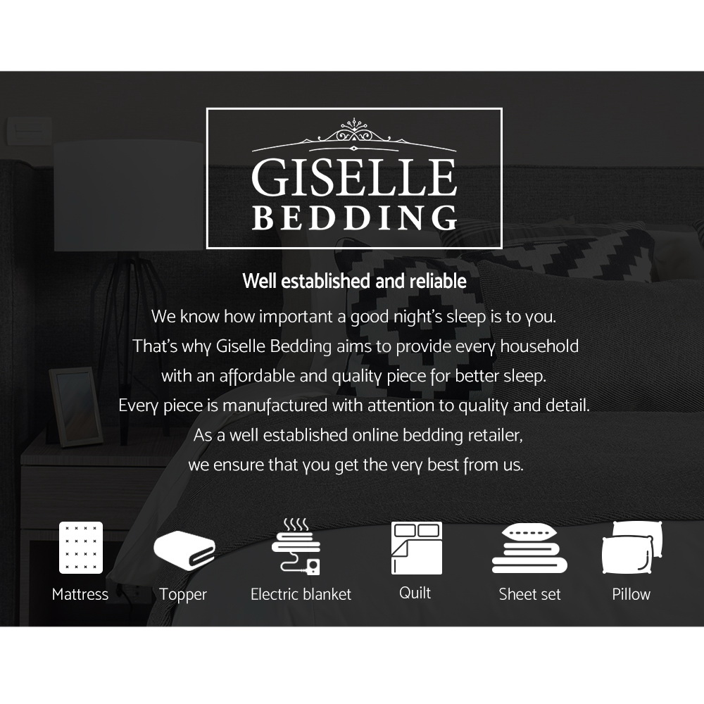 thumbnail 14 - Giselle Water-resistant Mattress Protector Bamboo Fibre Cotton Cover All Size