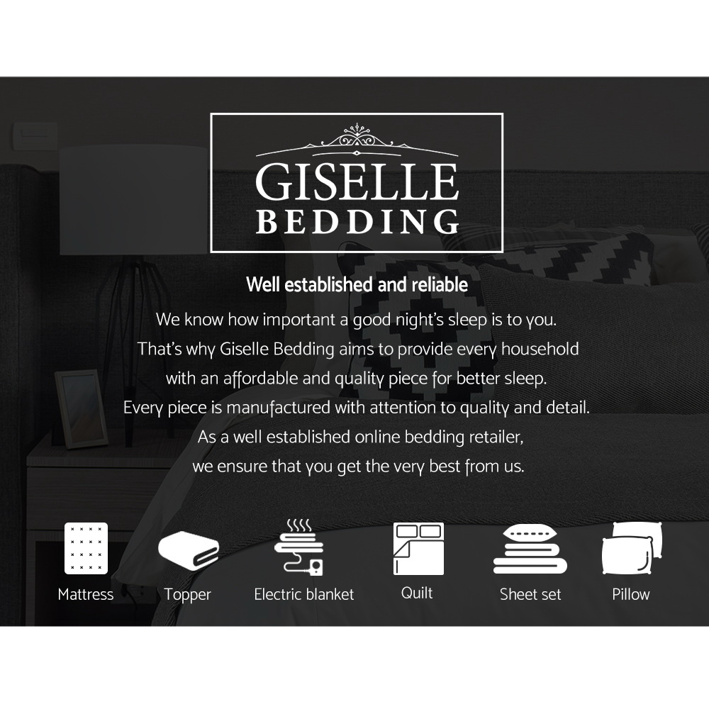 thumbnail 24 - Giselle Water-resistant Mattress Protector Bamboo Fibre Cotton Cover All Size