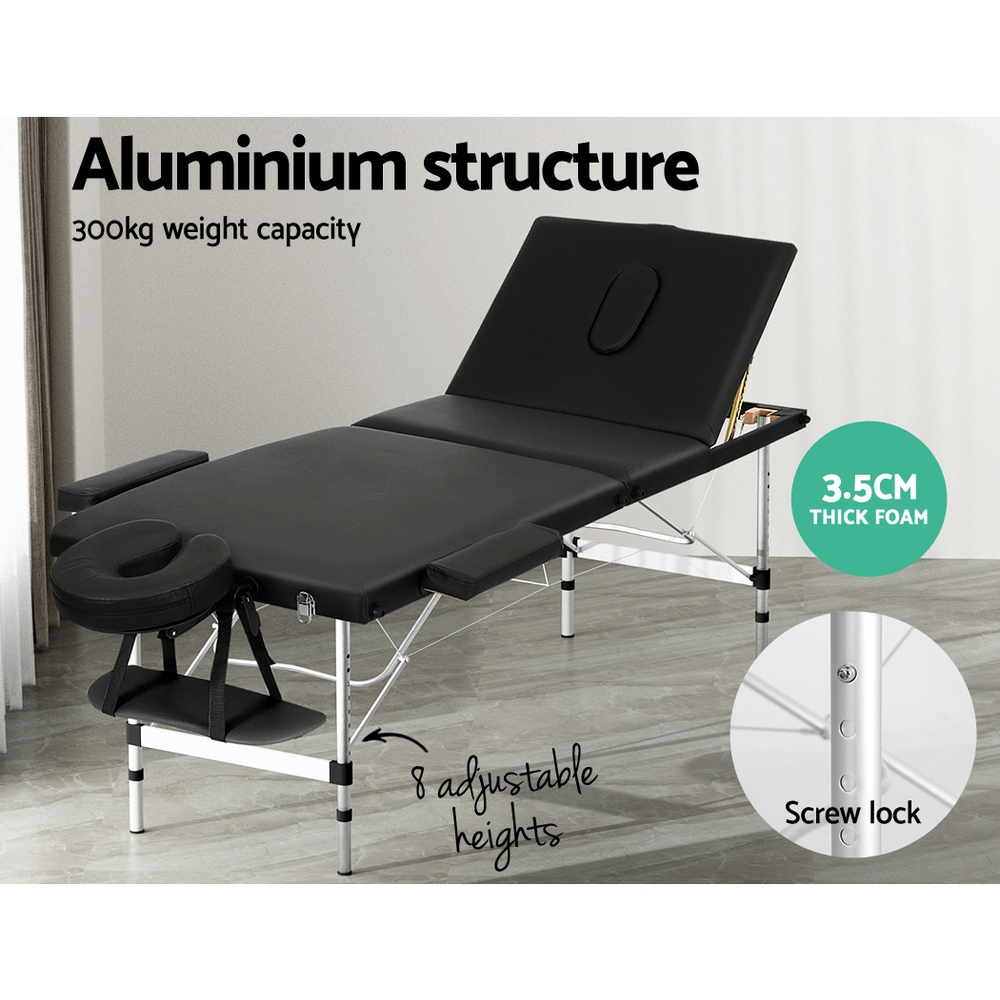 Zenses Massage Table Portable Aluminium Massage Bed Beauty Chair Therapy Folding - Picture 81 of 207