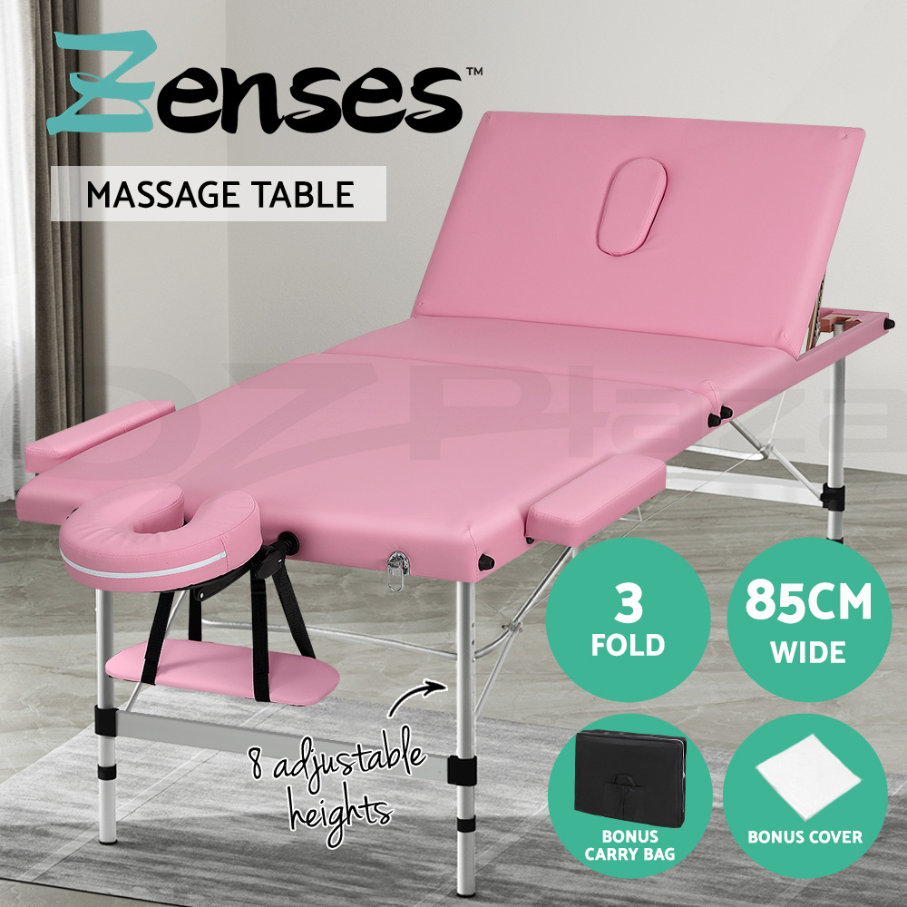 Zenses Massage Table Portable Aluminium Massage Bed Beauty Chair Therapy Folding - Picture 200 of 207