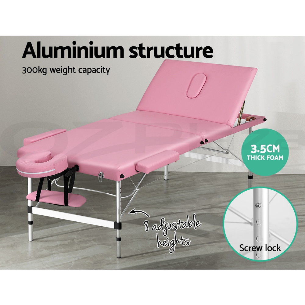 Zenses Massage Table Portable Aluminium Massage Bed Beauty Chair Therapy Folding - Picture 204 of 207