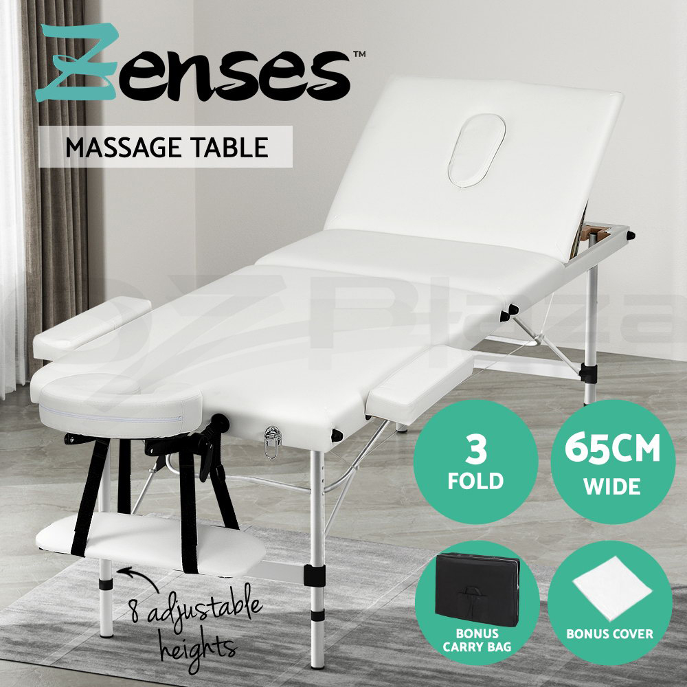 Zenses Massage Table Portable Aluminium Massage Bed Beauty Chair Therapy Folding - Picture 85 of 207