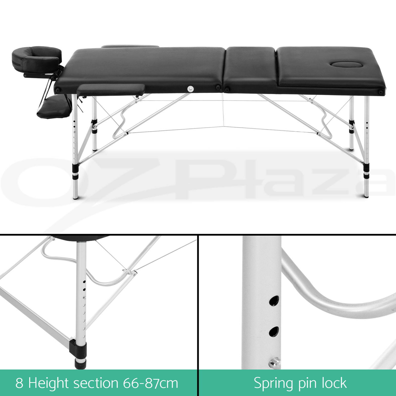 Zenses Massage Table Portable Aluminium Massage Bed Beauty Chair Therapy Folding - Picture 59 of 207