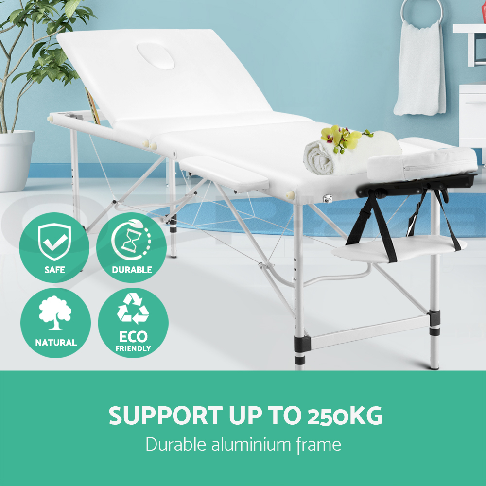 Zenses Massage Table Portable Aluminium Massage Bed Beauty Chair Therapy Folding - Picture 70 of 207