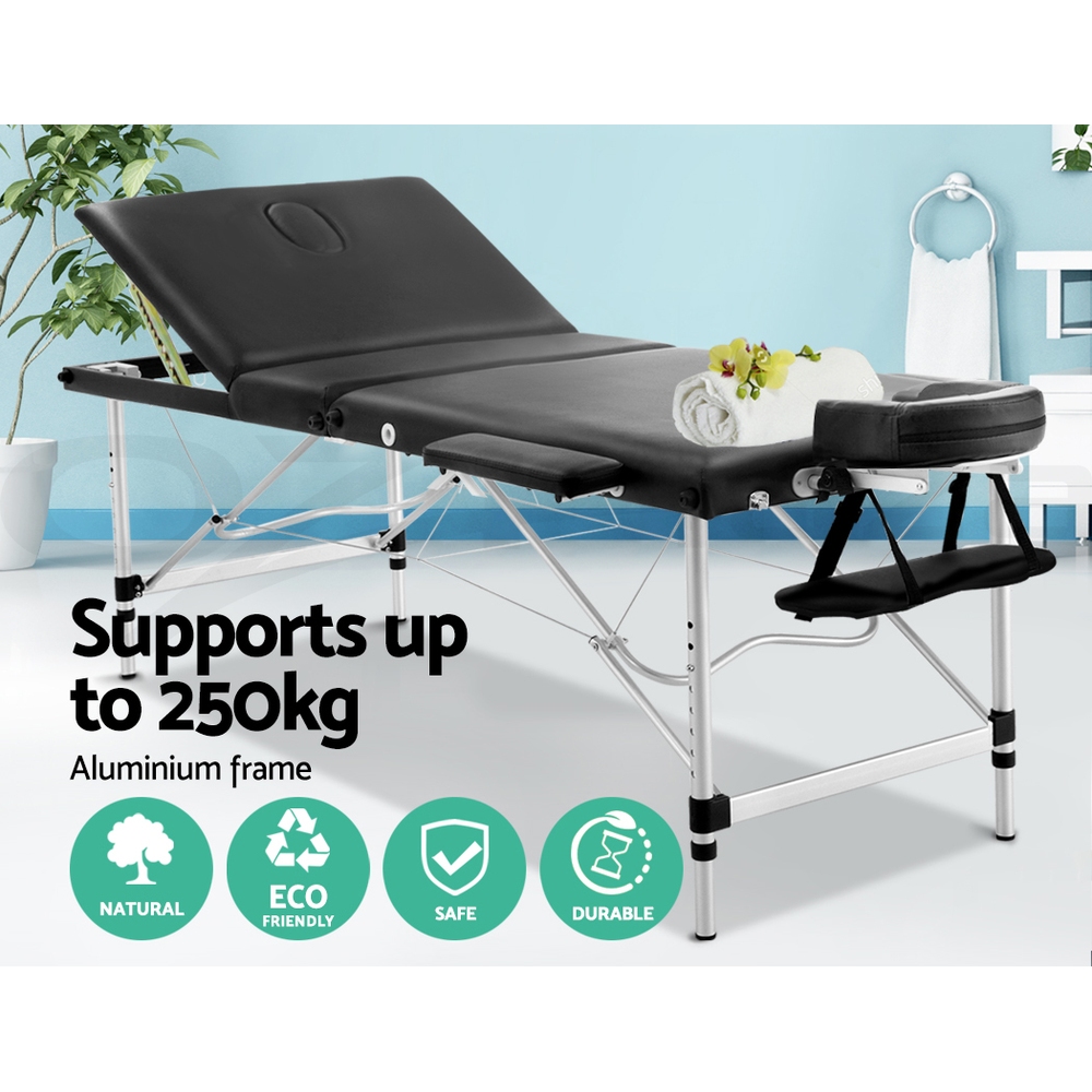 Zenses Massage Table Portable Aluminium Massage Bed Beauty Chair Therapy Folding - Picture 96 of 207