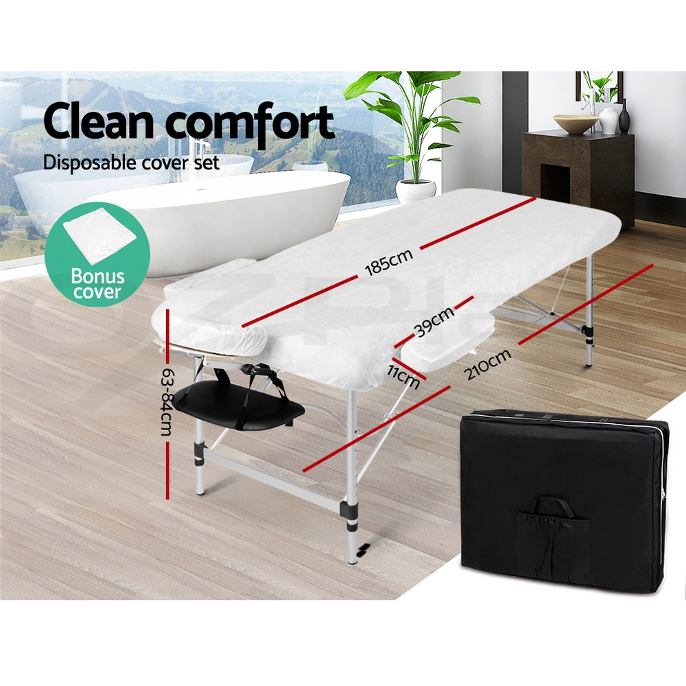 Zenses Massage Table Portable Aluminium Massage Bed Beauty Chair Therapy Folding - Picture 102 of 207