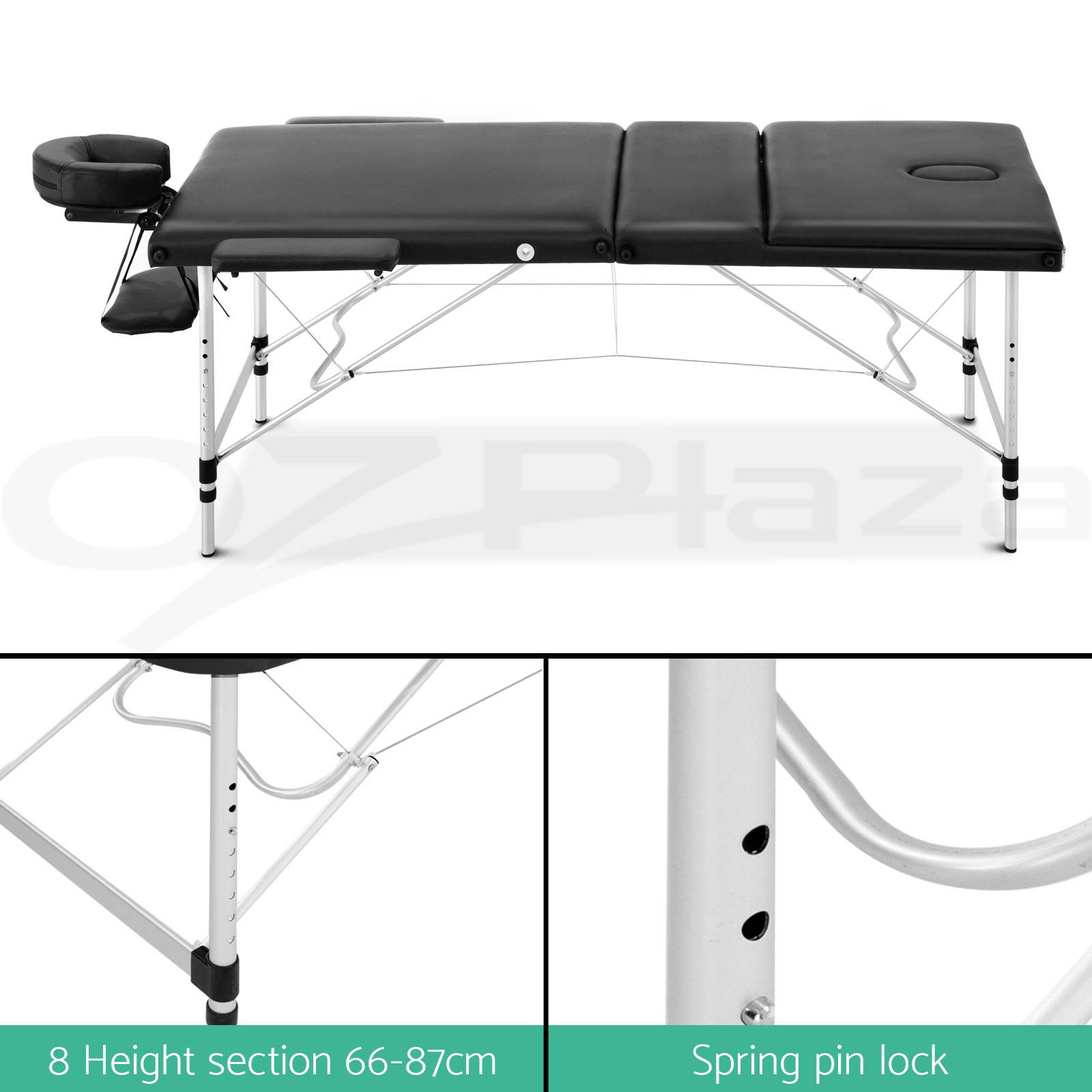 Zenses Massage Table Portable Aluminium Massage Bed Beauty Chair Therapy Folding - Picture 118 of 207