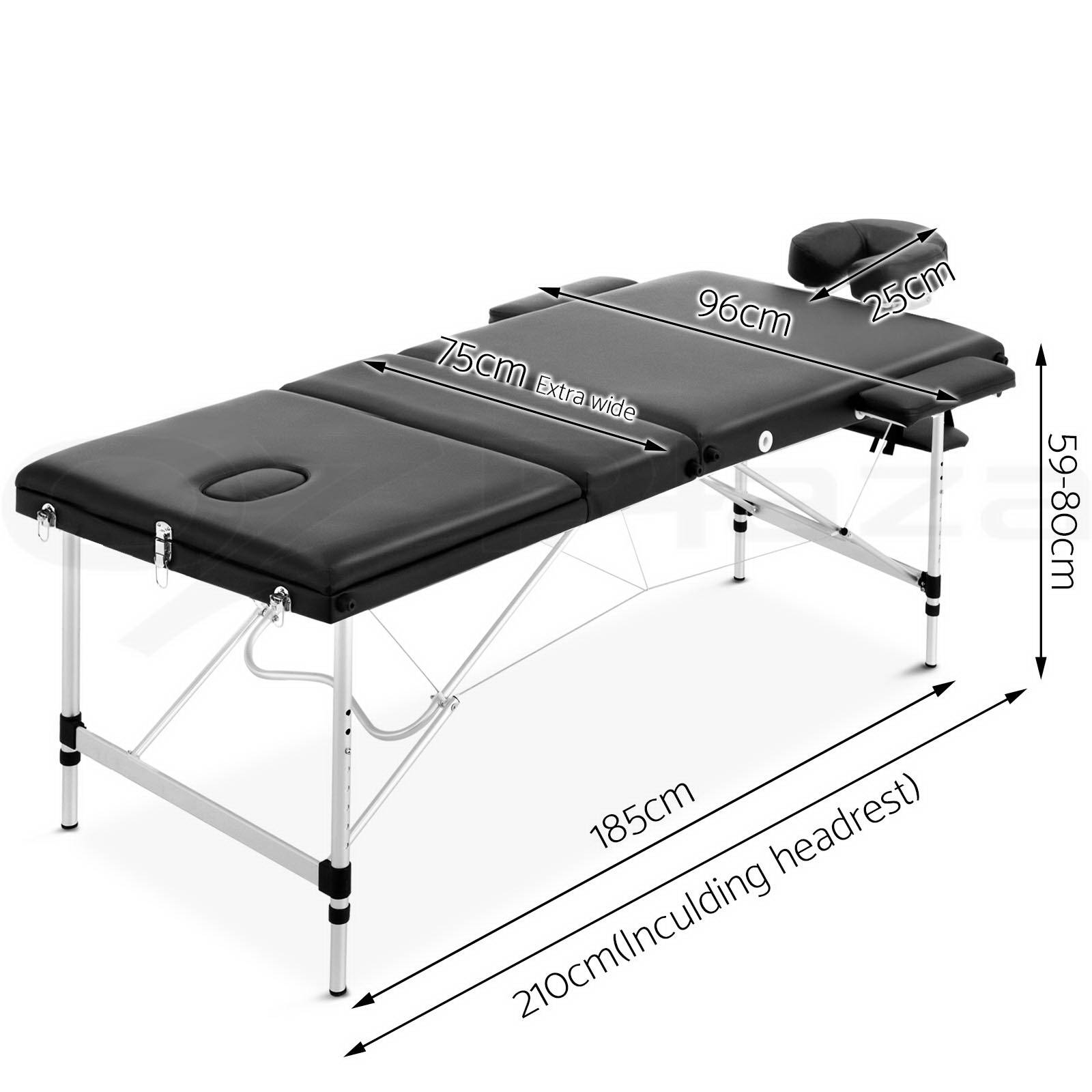 Zenses Massage Table Portable Aluminium Massage Bed Beauty Chair Therapy Folding - Picture 125 of 207