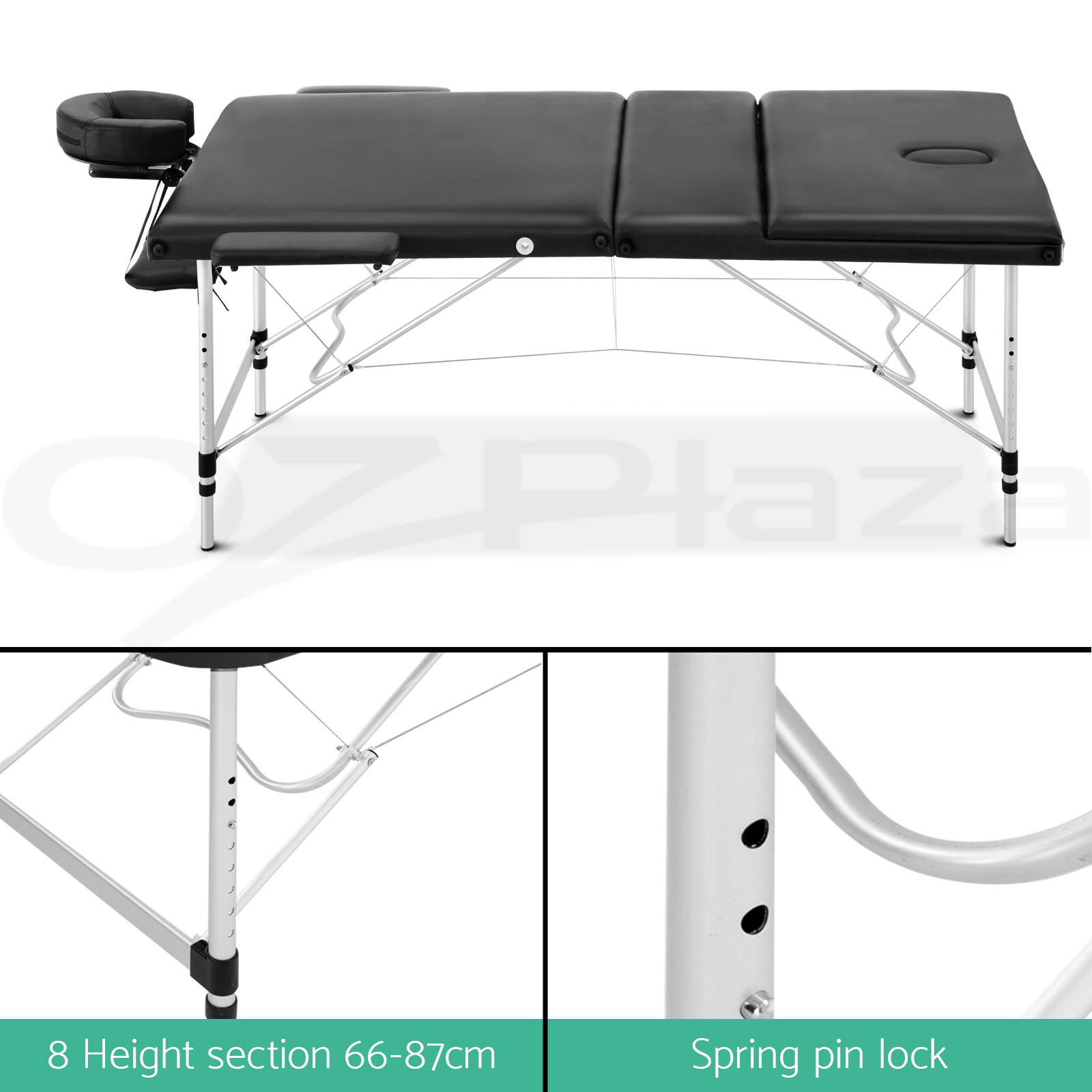 Zenses Massage Table Portable Aluminium Massage Bed Beauty Chair Therapy Folding - Picture 173 of 207