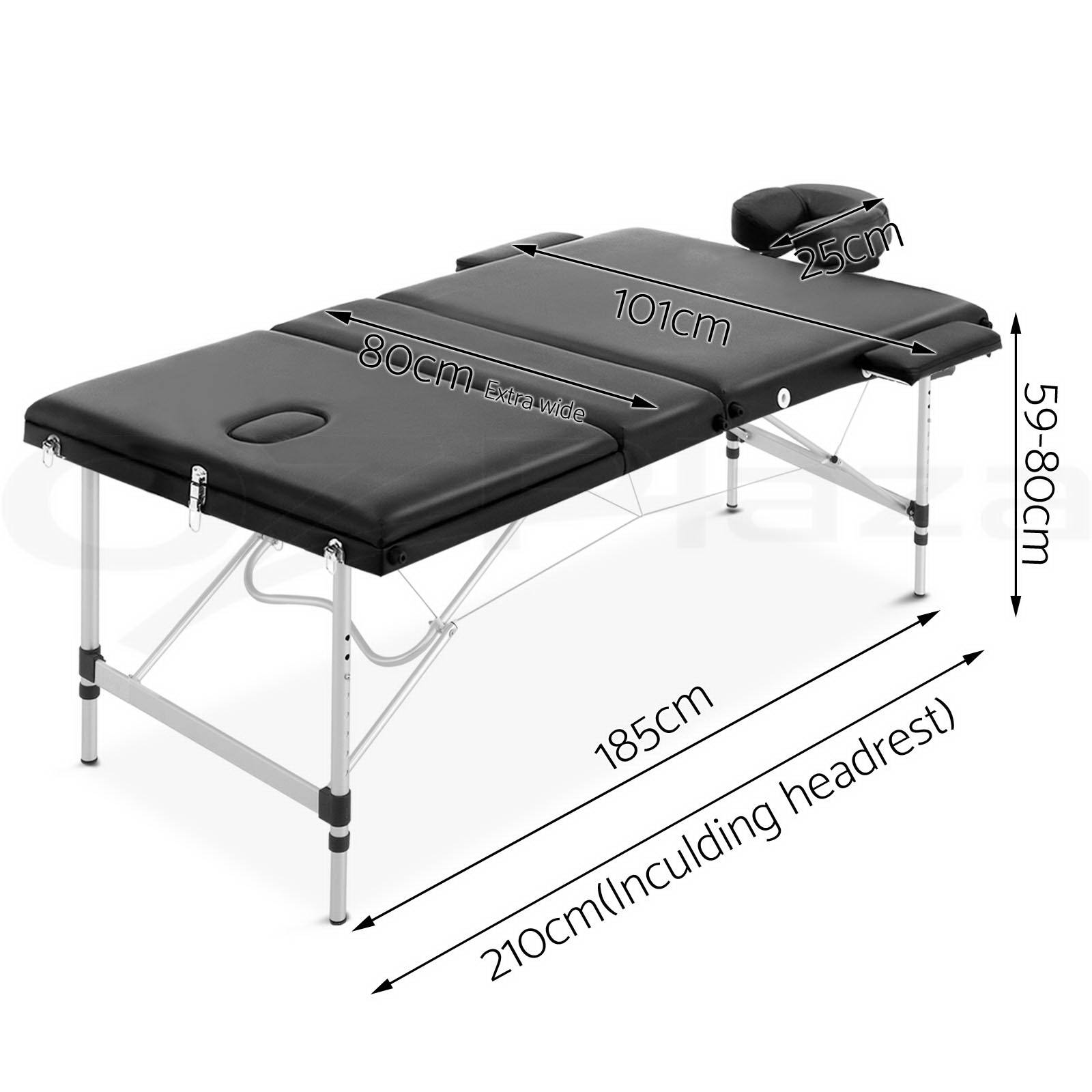 Zenses Massage Table Portable Aluminium Massage Bed Beauty Chair Therapy Folding - Picture 180 of 207