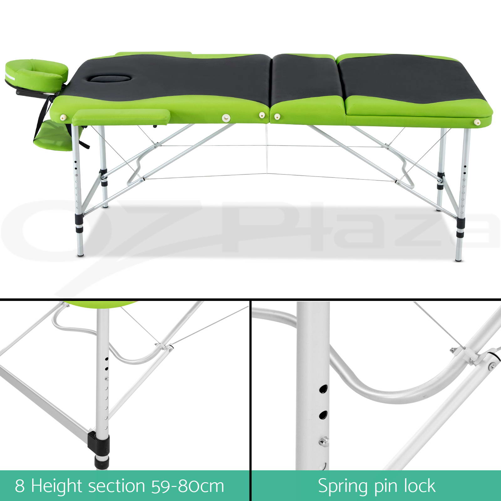 Zenses Massage Table Portable Aluminium Massage Bed Beauty Chair Therapy Folding - Picture 129 of 207