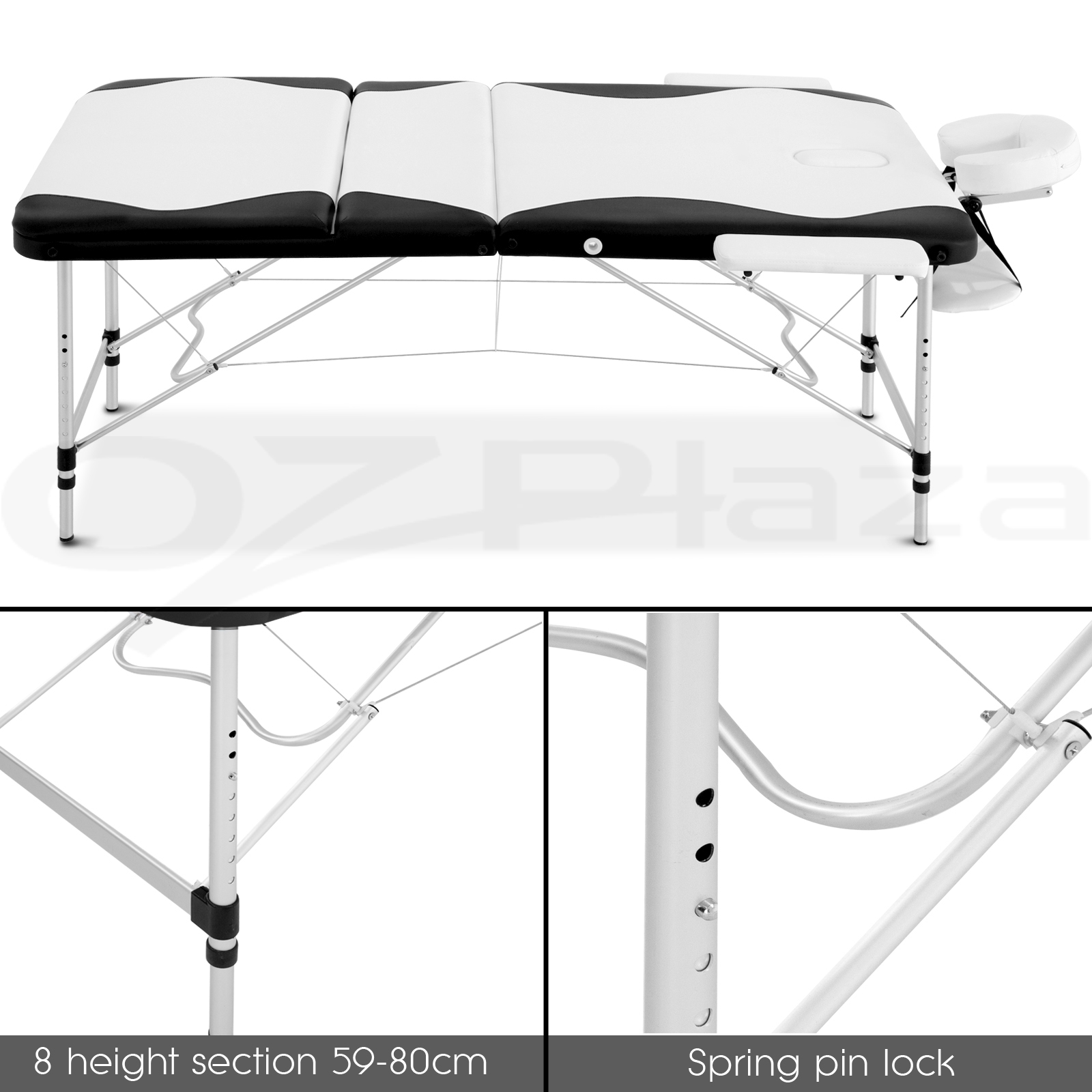 Zenses Massage Table Portable Aluminium Massage Bed Beauty Chair Therapy Folding - Picture 140 of 207