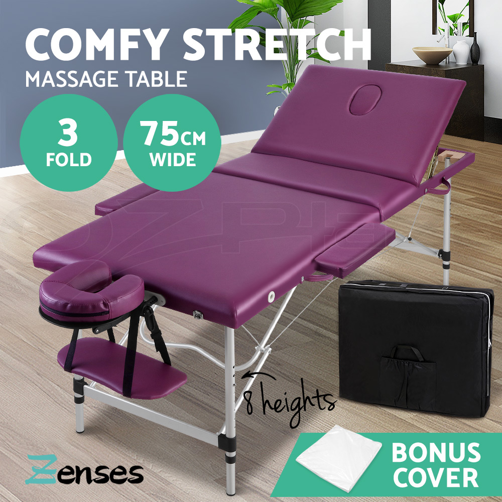 Zenses Massage Table Portable Aluminium Massage Bed Beauty Chair Therapy Folding - Picture 148 of 207