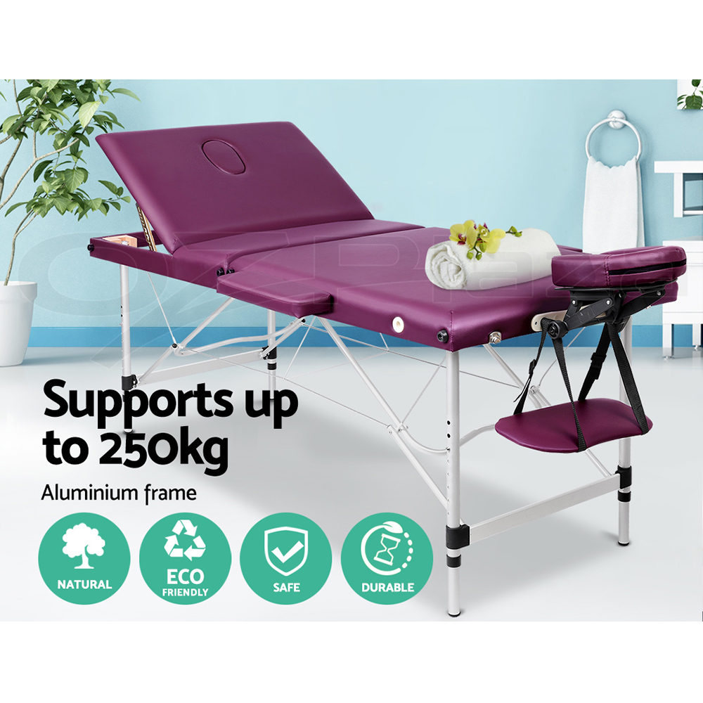 Zenses Massage Table Portable Aluminium Massage Bed Beauty Chair Therapy Folding - Picture 151 of 207
