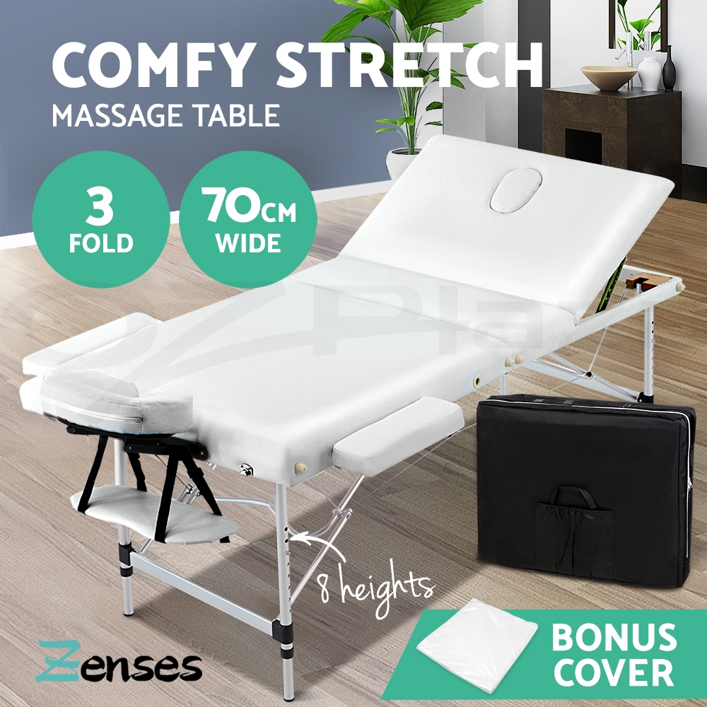 Zenses Massage Table Portable Aluminium Massage Bed Beauty Chair Therapy Folding - Picture 104 of 207