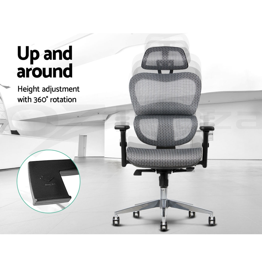 Artiss Office Chair Gaming Chair Mesh Computer Chairs Recliner Black