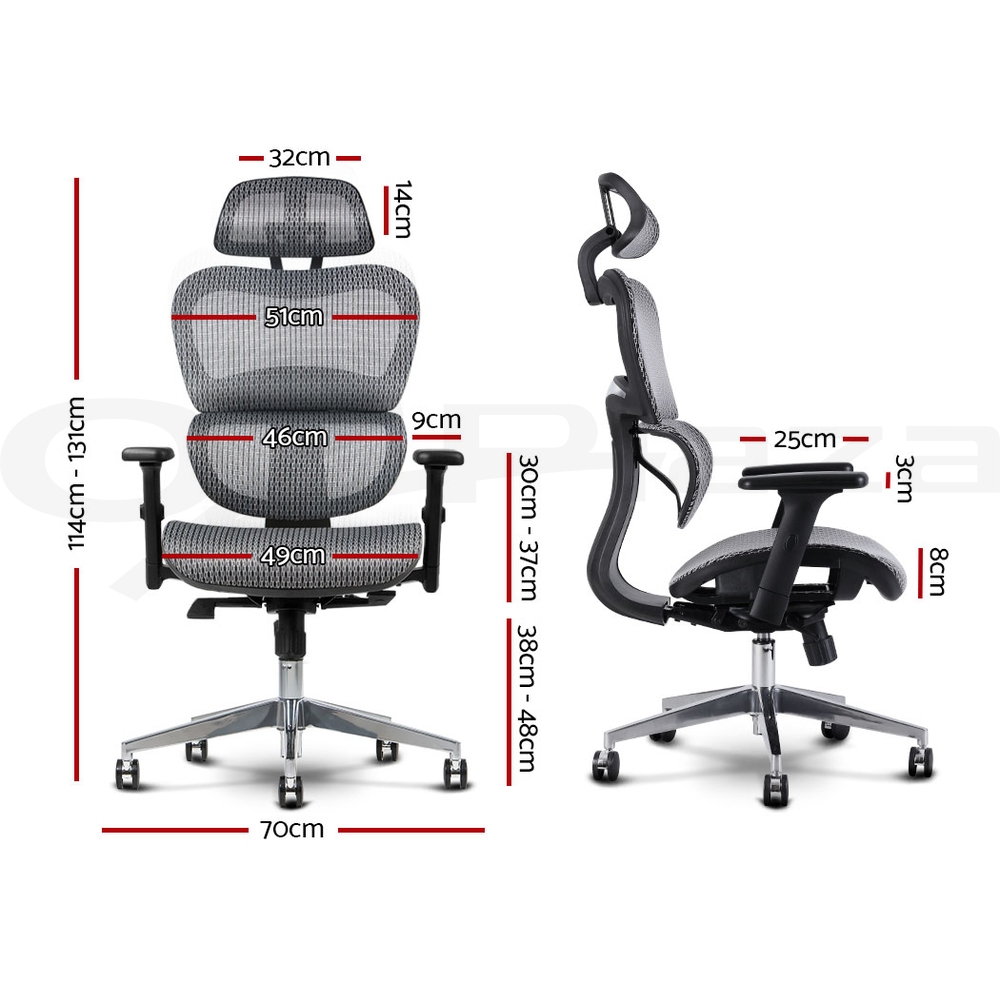 Artiss Office Chair Gaming Chair Mesh Computer Chairs Recliner Black