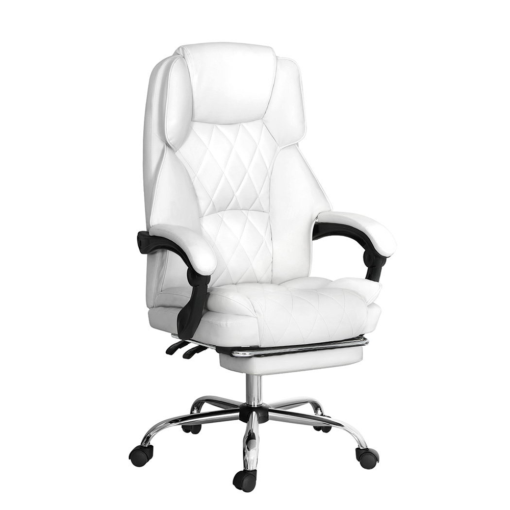 Artiss Executive Office Chair Computer Desk Gaming Chairs Footrest Recline - Picture 34 of 36
