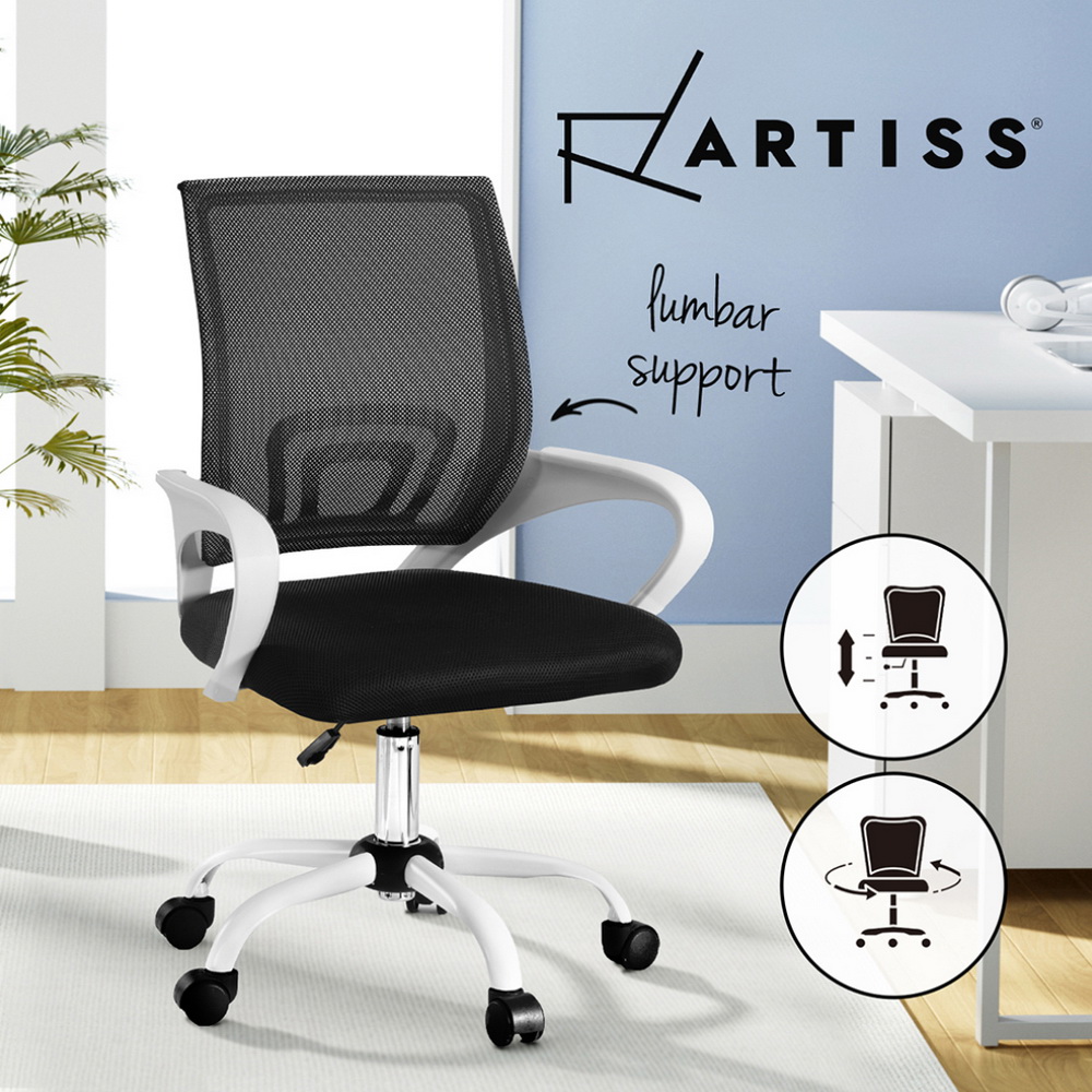 Artiss Gaming Office Chair Computer Mesh Office Chairs Executive Black Grey - Picture 25 of 32