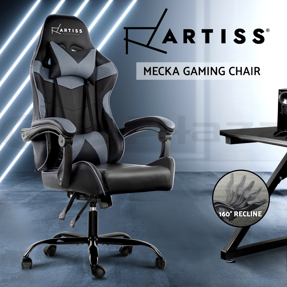 Artiss Gaming Chair Office Chairs Executive Computer Footrest Racing Recliner - Picture 17 of 37