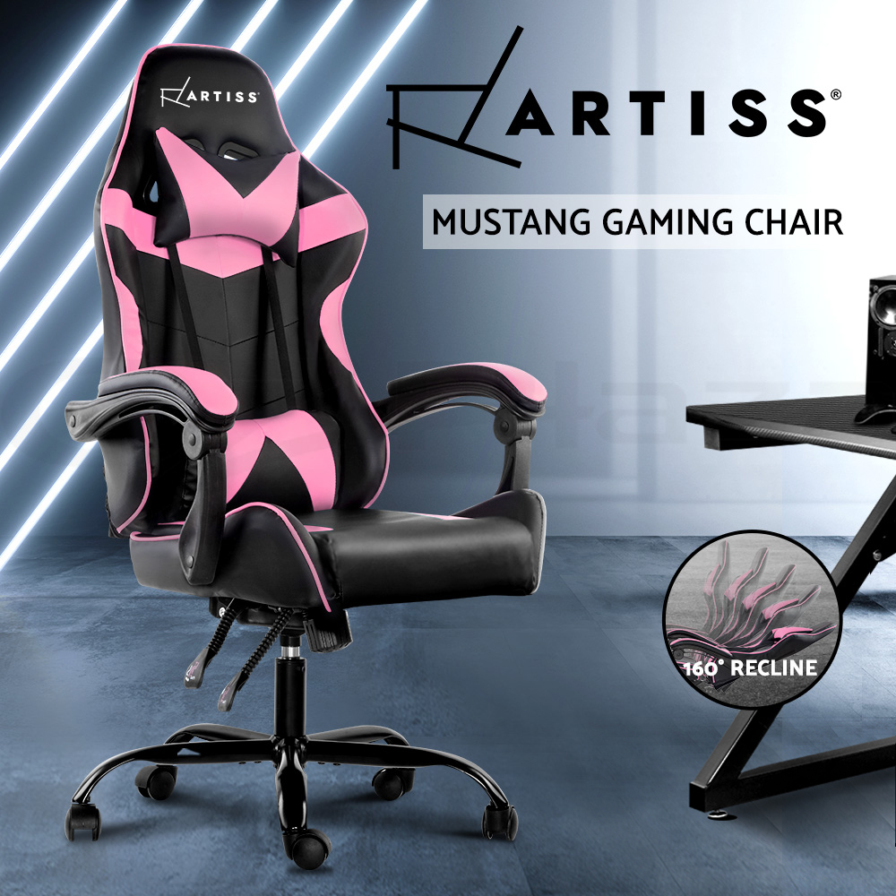 Artiss Gaming Chair Office Chairs Executive Computer Footrest Racing Recliner - Picture 23 of 37