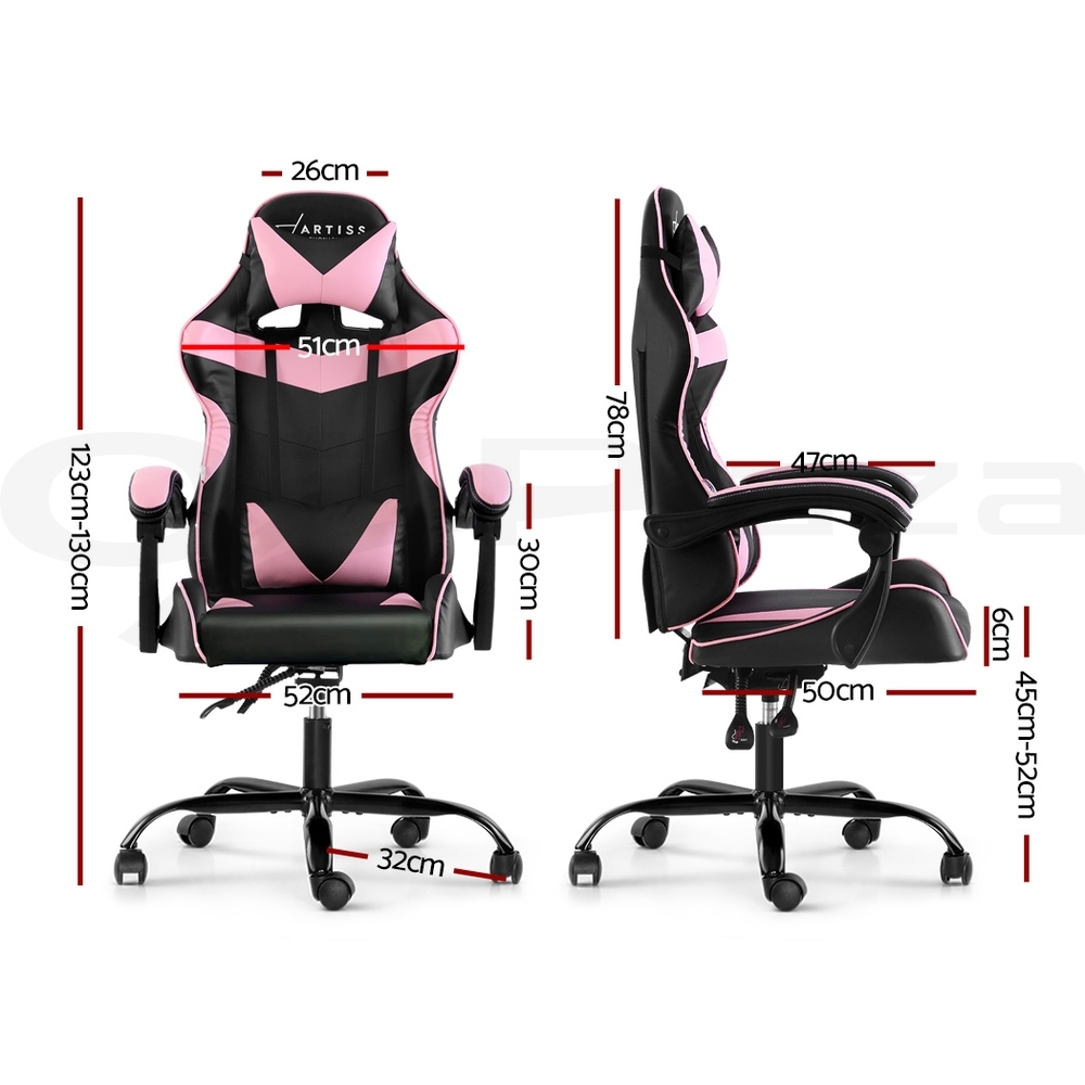 Artiss Gaming Chair Office Chairs Executive Computer Footrest Racing Recliner - Picture 24 of 37