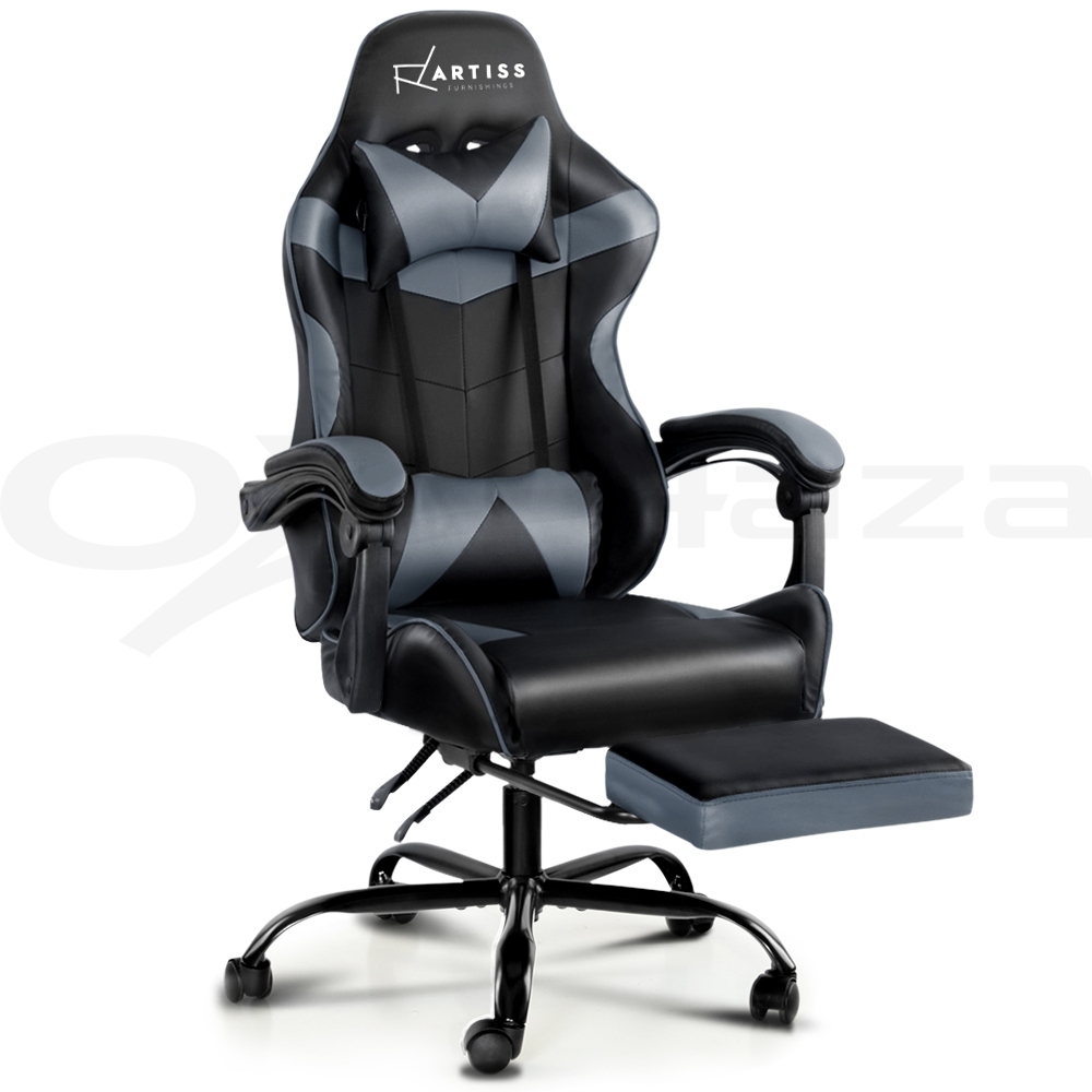 Artiss Gaming Chair Office Chairs Executive Computer Footrest Racing Recliner - Picture 22 of 37