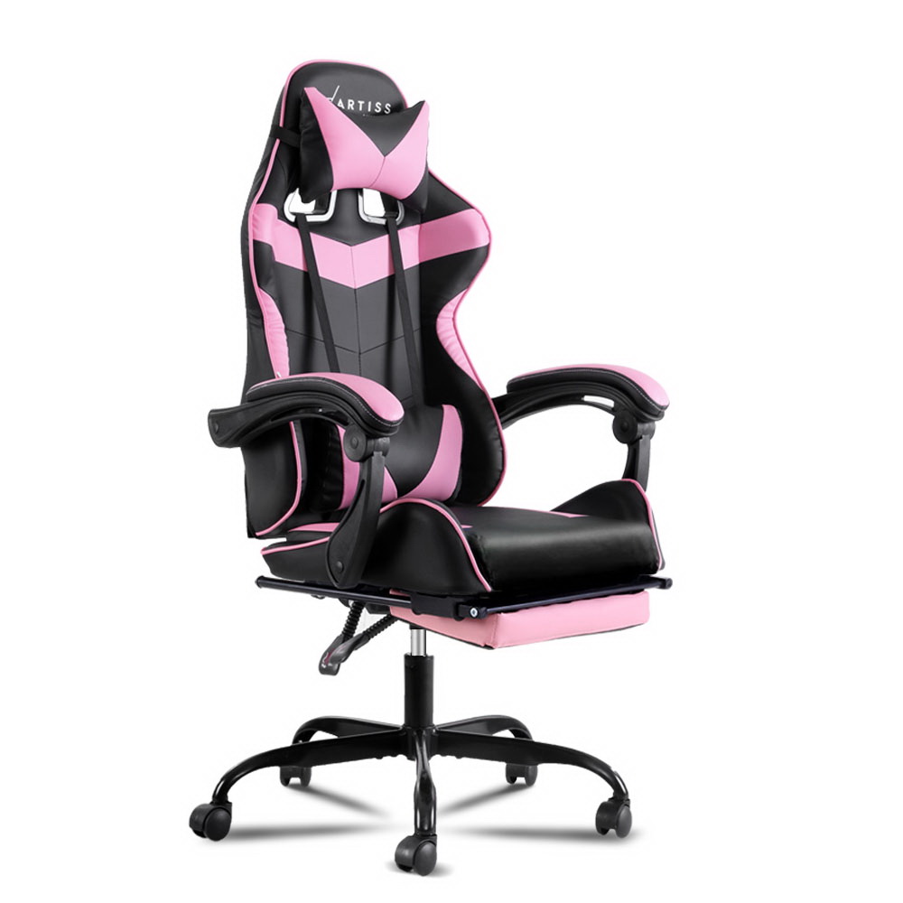 Artiss Gaming Chair Office Chairs Executive Computer Footrest Racing Recliner - Picture 28 of 37