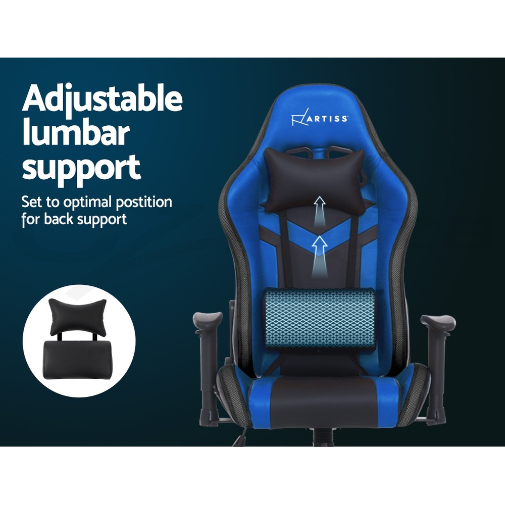 Artiss Gaming Office Chair Racing Exucutive Computer Seat RGB LED Light