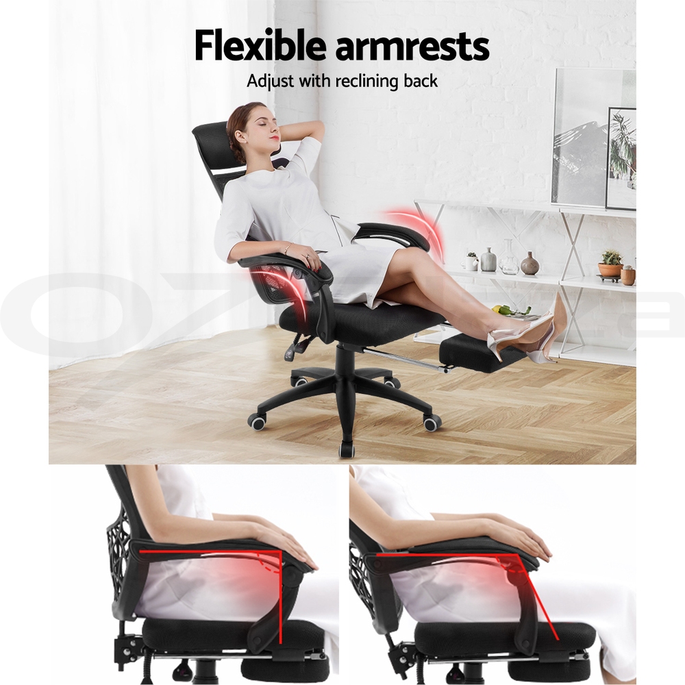 Artiss Office Chair Gaming Computer Desk Chairs Study Work Home Mesh Recliner eBay