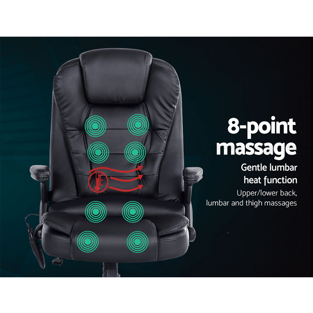 Computer Chair Heated / Artiss Massage Office Chair Gaming Chair