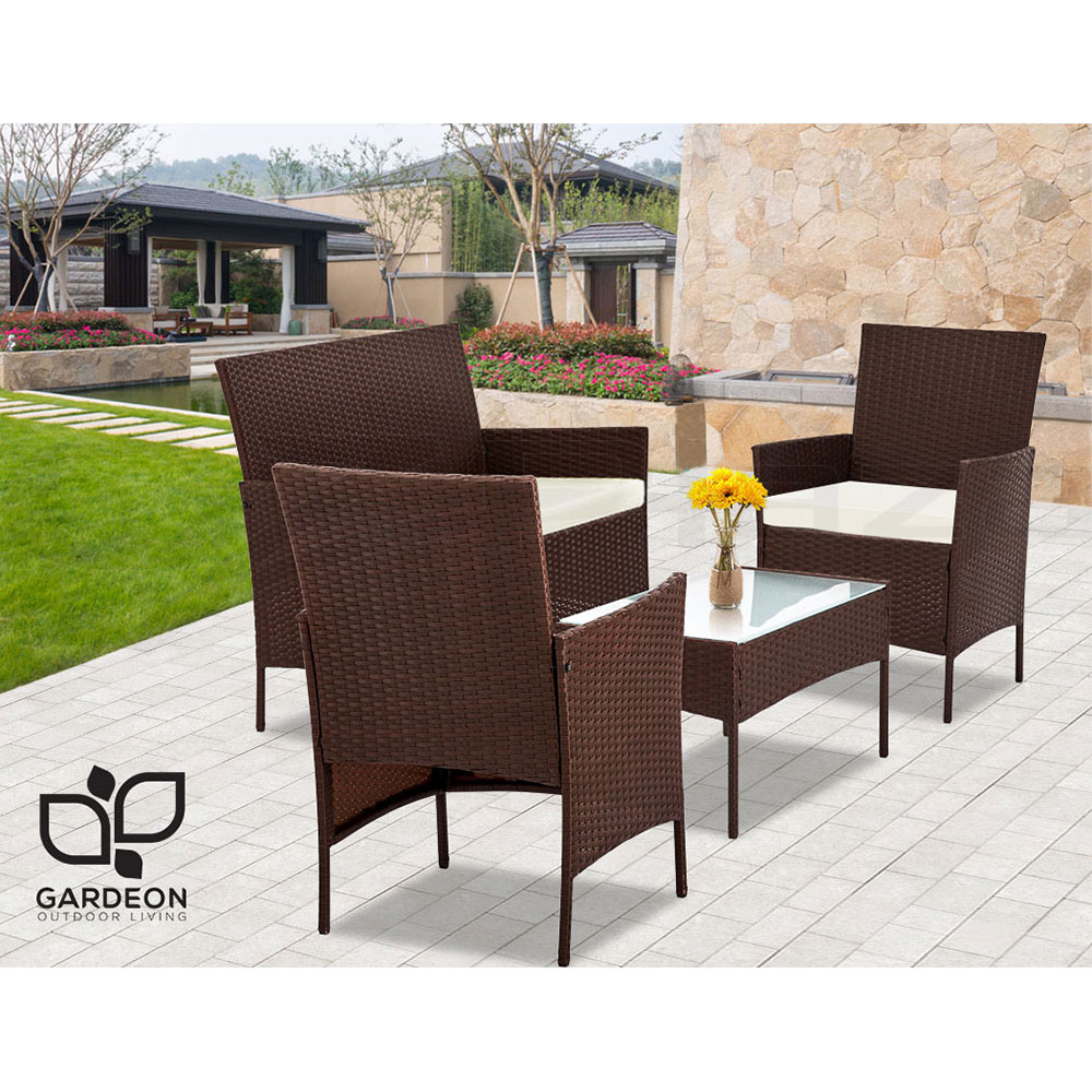 Gardeon Outdoor Lounge Setting Garden Patio Furniture Wicker Chairs
