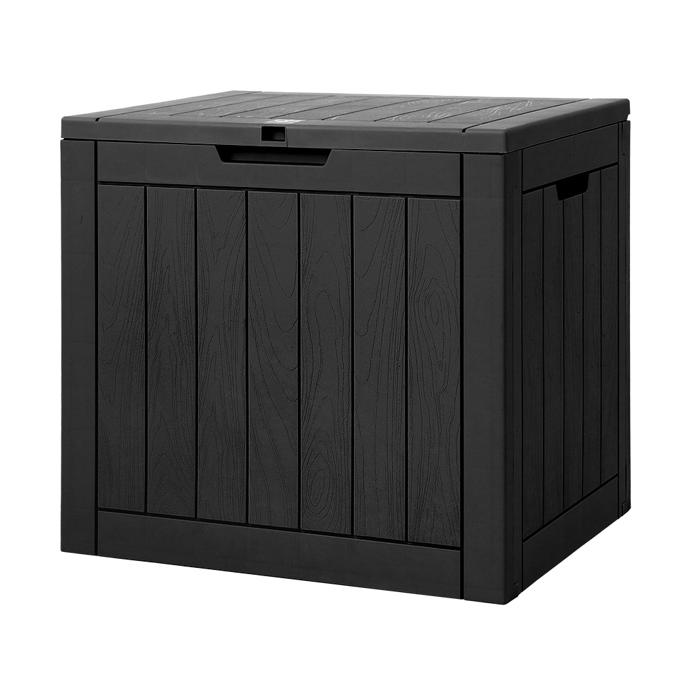 Gardeon Outdoor Storage Box 118L Container Lockable Indoor Garden Shed Toy Tool - Picture 22 of 33