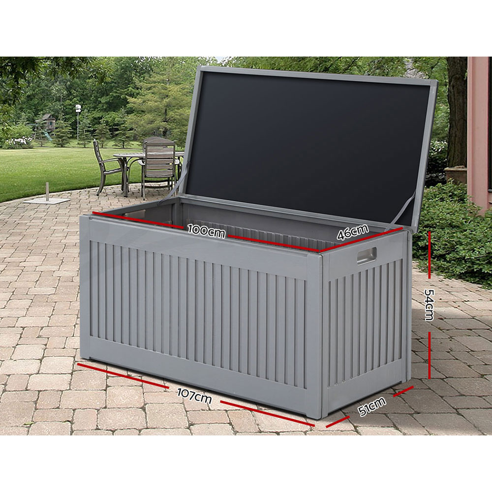 Gardeon Outdoor Storage Box Container Waterproof Lockable Toy Tools