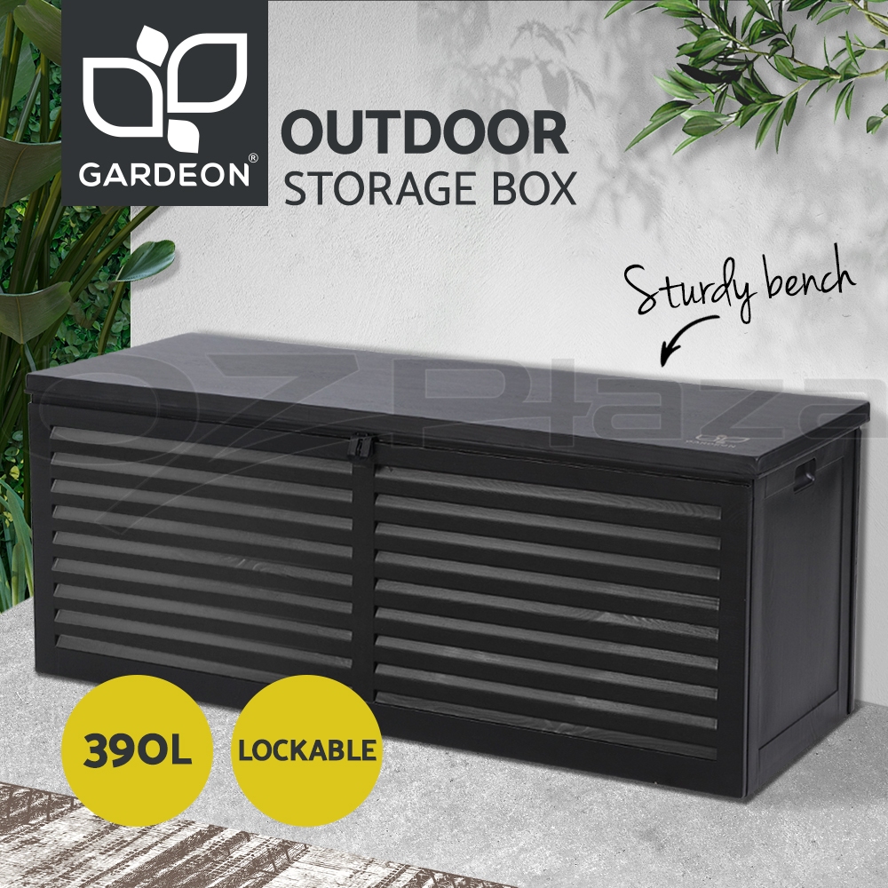Gardeon Outdoor Storage Box 390/490L Indoor Garden Bench Toy Tool Sheds Chest - Picture 12 of 41