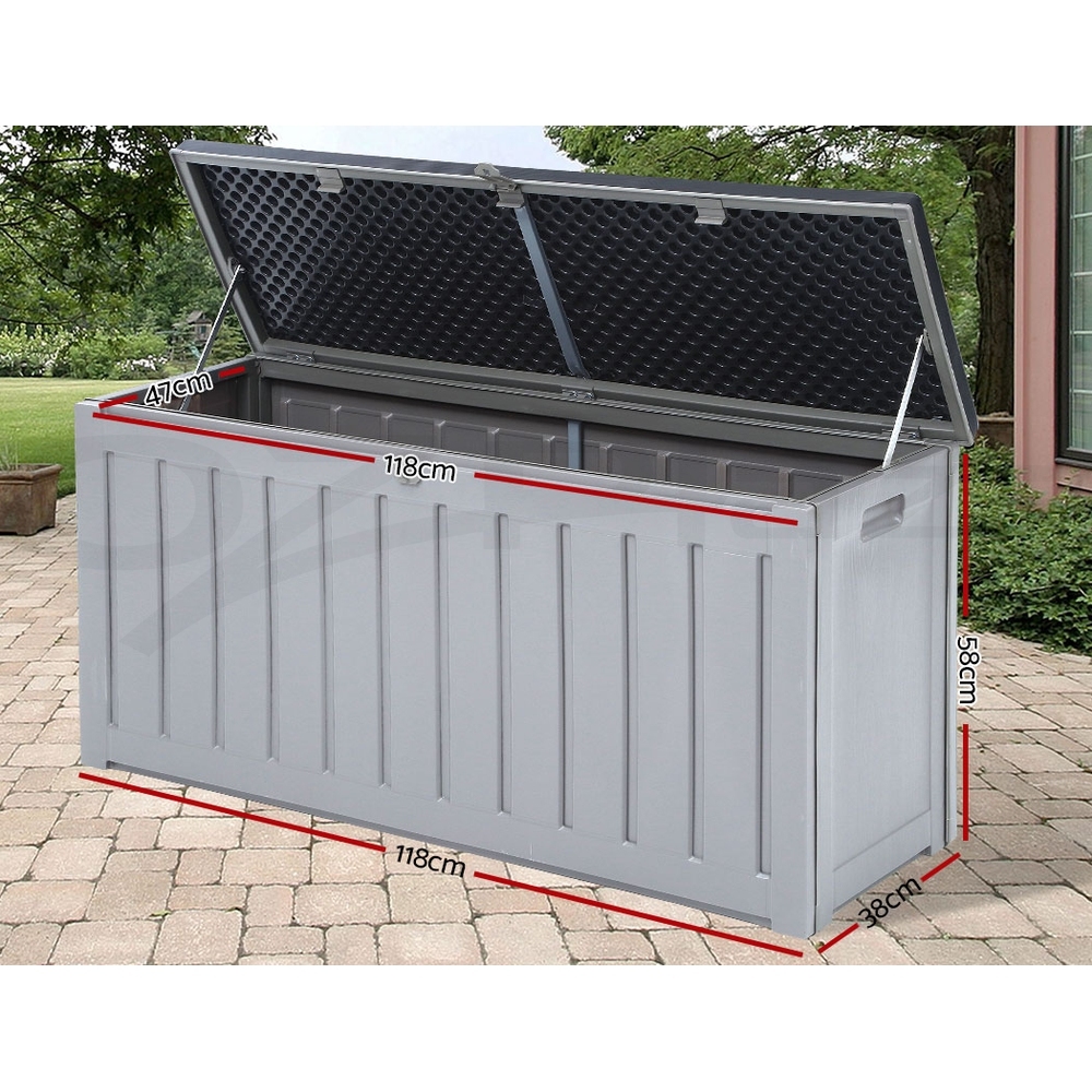 Gardeon Outdoor Storage Box Container Waterproof Lockable Toy Tools