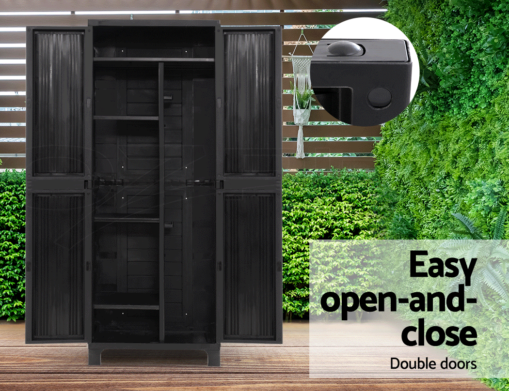 Gardeon Outdoor Storage Lockable Tall Garden Sheds Garage