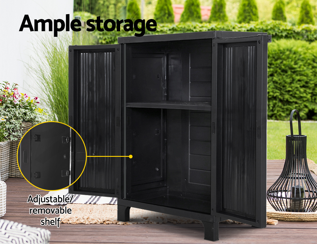 Gardeon Outdoor Storage Cabinet Cupboard Lockable Garden Sheds