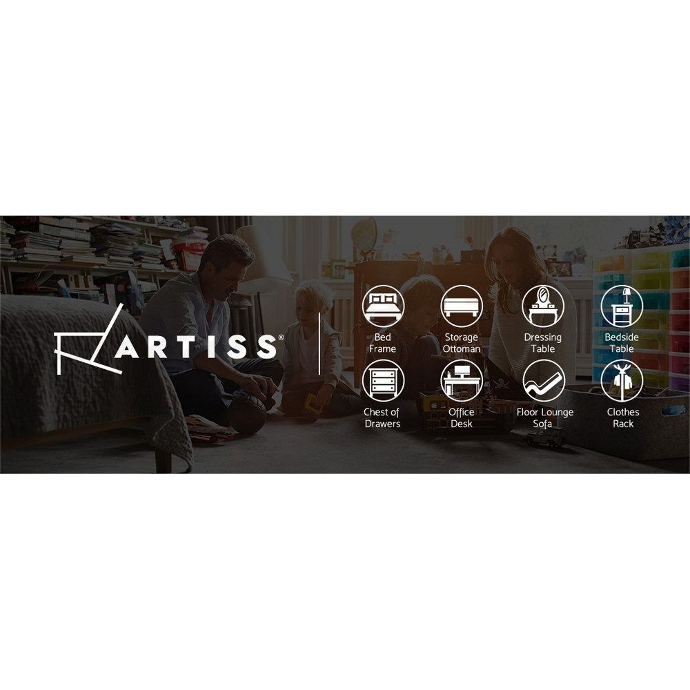 Artiss Storage Ottoman Blanket Box Foot Stool LARGE Chest Toy Velvet Leather - Picture 36 of 43