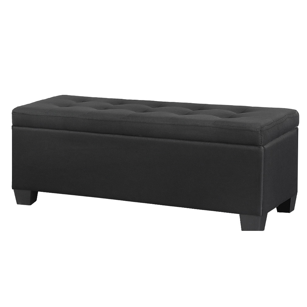 Artiss Storage Ottoman Blanket Box PU Leather Fabric Chest Toy Foot Stool LARGE - Picture 21 of 72