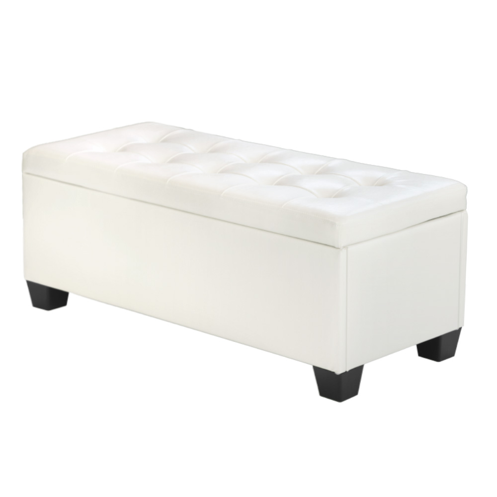 Artiss Storage Ottoman Blanket Box PU Leather Fabric Chest Toy Foot Stool LARGE - Picture 72 of 72