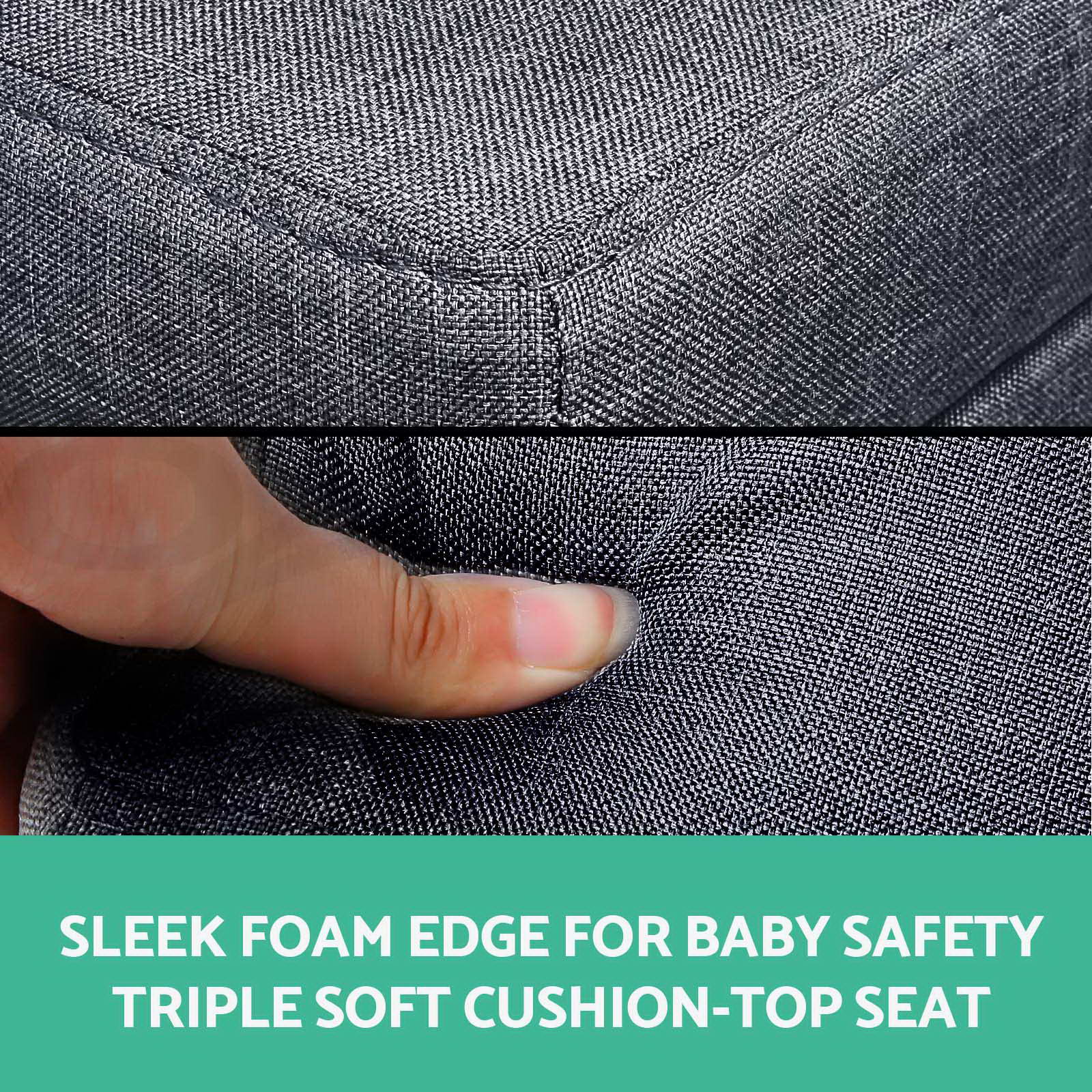 Blanket Box Storage Ottoman PU Leather Fabric Chest Toy Foot Stool Bed