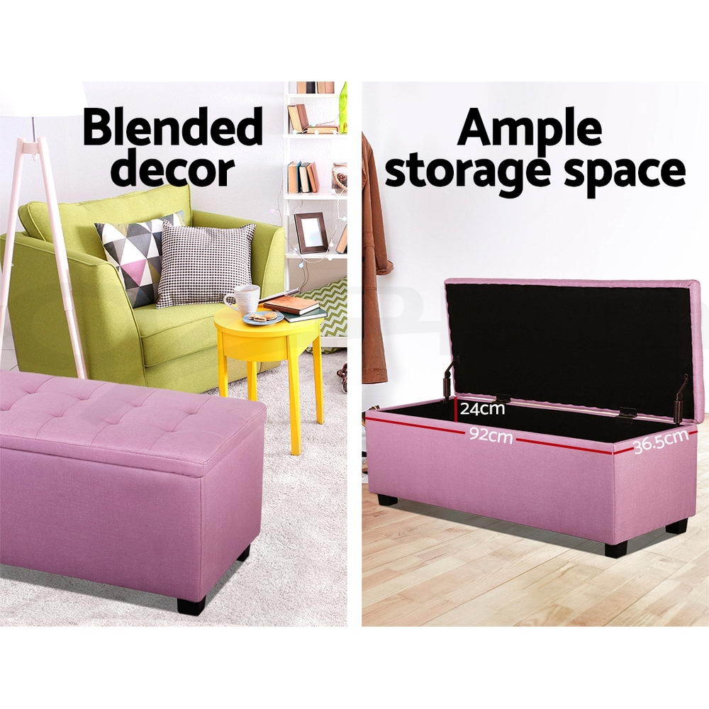 Artiss blanket box online storage ottoman