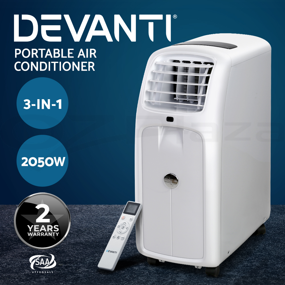 Devanti Portable Air Conditioner Cooling Mobile Fan Window Cooler Dehumidifier - Picture 23 of 77