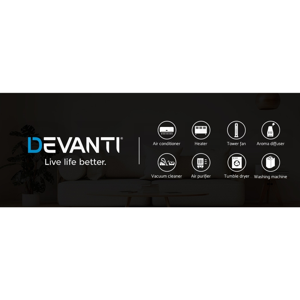 Devanti Portable Air Conditioner Cooling Mobile Fan Window Cooler Dehumidifier - Picture 24 of 77